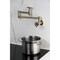 Kingston Brass Wall Mount Pot Filler Faucet, Antique Brass KS8103CG - alternate 6