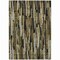 Homeroots 10' X 14' Brown Black And Green Striped Washable Indoor Outdoor Area Rug 603214 - alternate 9