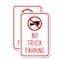Signmission No Truck Sign No Truck Parking With Symbol, 12'' X 18'' 2 Signs, Heavy Gauge Aluminum, 2PK A-1218-2PACK-23560 - alternate 1