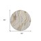 Homeroots 8' Beige Teal Blue And Ivory Round Abstract Washable Indoor Outdoor Area Rug 600206 - alternate 7