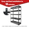Shuntong Atlas 5-Tier 48 in.W x 18 in.D x 72 in.H Garage Shelving Heavy Duty Loads 10000LBS, Dark Grey ATLAS481872-5D2000 - alternate 8