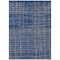 Homeroots 10' X 14' Navy Blue Gray And Brown Striped Washable Indoor Outdoor Area Rug 597414 - alternate 9