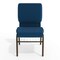 Flash Furniture 18.5"W Church Chair in Navy Blue Fabric, 4PK 4-XU-CH-60096-NVY-DOT-BAS-GG - alternate 10