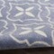 Homeroots 5' X 7' Blue And Ivory Geometric Indoor Outdoor Area Rug 572643 - alternate 9