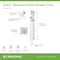 Symmons Duro HydroMersion Single Handle Shower Faucet Trim Kit  with Hand Spray (Valve not Included) S369815TRM - alternate 3