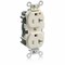 Leviton Straight Blade Receptacle, 5-20R, 20 A, 125V AC, Flush Mount, Isolated Ground MT563-IGT - alternate 1