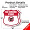 Signmission No Drone Shield Sign No Drone Zone From, 18 inch X 18 inch, Plastic Sign, 2PK SHI-P-2PACK-18-392 - alternate 6