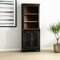 Homeroots 72" Brown and Black Distressed Wood Dining Hutch With Two Doors 630363 - alternate 15