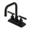 Kingston Brass Double-Handle 4" Centerset Bathroom Faucet with Brass Pop-Up, Oil Rubbed Bronze KS6645CML - alternate 1