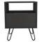 Homeroots 22" Black Wood Nightstand 543640 - alternate 15