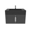 Castello Usa Nile 30-inch Black Vanity Set with Black Top and Brushed Nickel Handles CB-MC-30BLK-BN-2053-BL - alternate 4
