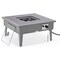 Leisuremod Walbrooke Patio Square Fire Pit and Tank Holder, Grey WGR-27-20-GL - alternate 10