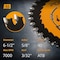 Powertec 6-1/2" Circular Saw Blade, 5/8" Arbor, 1/16" Kerf, 40T Carbide-Tipped Blade for Wood Cutting 14023 - alternate 8