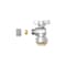 Proline Series Chrome Plated Brass 1/2-in PF x 3/8-in COMP Angle Stop 1190-932HC - alternate 3