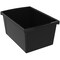 Storex Medium Classroom Storage Bin, Black 61429U06C - alternate 1