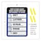 Excello Global Products Employees Must Wash Hands Indoor Wall Sign, 5inx7in, BLk/Blue/White Face, Black/Blue Graphics, 2PK EGP-HD-0171-S - alternate 6