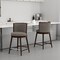 Manhattan Comfort Evalyn Counter Stool  in Cream - Set of 2 2-CS021-DO - alternate 1