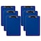 Davis Group Plastic Clipboard, Flat Clip, Blue, 6PK 4433-92-06 - alternate 1