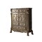 Homeroots 20" X 43" X 55" Gold Patina Bone Wood Poly Resin Chest 347058 - alternate 1