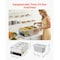 Vevor Commercial Food Warmer Buffet Bain Marie 1200W Steam Table with Three Pans M-112 - alternate 7
