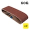 Trend Aluminum Oxide 60 Grit Sanding Belt, 75 x 533mm, Pack of 3, AB/B75A/60A, 3PK U*AB/B75A/60A - alternate 1