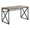 Homeroots 47" Taupe and Black Computer Desk 333549 - alternate 9