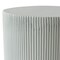 Leisuremod Eden 14 in Round Stone Side Table, Weatherproof Pedestal Base, Fully Assembled EST14LGR - alternate 10