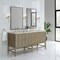 James Martin Vanities Emmeline 72" Double Vanity, Pebble Oak, w/ 3 CM Siberian Silestone Top w/FreePower Wireless Charger D100-V72-PBO-FSFR - alternate 8