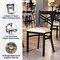 Flash Furniture HERCULES Black  inX in Back Metal Restaurant Chair - Tan Vinyl Seat, 2PK 2-XU-6FOBXBK-TNV-GG - alternate 10