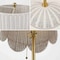 Jonathan Y Joel 63.5" Coastal Bohemian Scallop Shade Rattan/Metal LED Floor Lamp w/ Pull Chain, White/Brass Gold JYL1153B - alternate 8