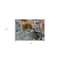 Homeroots 2' X 3' Orange Abstract Washable Non Skid Indoor Outdoor Area Rug 559460 - alternate 5