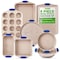 Nutrichef 8-Piece Nonstick Bakeware Set NCSBSG78 - alternate 1