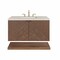 James Martin Vanities Marcello 36" Single Vanity, Chestnut, w/ 3 CM Siberian Silestone Top D200-V36-CSN-3SFR - alternate 1