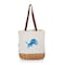 Picnic Time Family Of Brands Detroit Lions - Pico Willow and Canvas Lunch Basket, (Natural Canvas) 200-00-187-114-2 - alternate 1