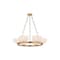 Troy Lighting Caelum 32.25in wide 6 Light Chandelier in Patina Brass F1332-PBR - alternate 1