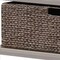 Homeroots Walnut Pull Handle Set of 2 Baskets, 2PK 347042 - alternate 6