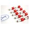 Deejay Led Ferrule Crimp Connector Style for 4 Gauge Wire RED insulator TBHCLAMP4RED - alternate 7