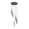 Z-Lite Forest 7 Light Chandelier, Matte Black, 18 In W x 12 In H 919MP12-7R-MB-LED - alternate 6