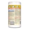 Clorox CloroxPro Disinfecting Wipes, 1-Ply, 7 x 8, Lemon Fresh, White, 75/Canister, 6PK 15948 - alternate 19
