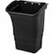 Rubbermaid Commercial 8 gal Square Utility Cart Bin, Black, Plastic, 17 in FG335388BLA - alternate 1