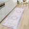 World Rug Gallery Traditional Bohemian Cushioned Anti Fatigue Standing Kitchen Mat 18 ft x 47 ft Blue WR14BLUE18X47 - alternate 1