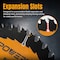 Powertec 6-1/2" Circular Saw Blade, 5/8" Arbor, 1/16" Kerf, 40T Carbide-Tipped Blade for Wood Cutting 14023 - alternate 9