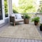 Homeroots 5' X 8' Taupe And Beige Geometric Washable Indoor Outdoor Area Rug 594594 - alternate 9