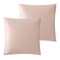 Homeroots Blush Queen Polyester 220 Thread Count Washable Duvet Cover Set 529038 - alternate 8