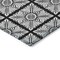 Homeroots 3' X 5' Black Ivory And Gray Medallion Washable Indoor Outdoor Area Rug 589326 - alternate 9