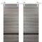 Sartodoors Sturdy Double Barn Door with Hardware, Planum 0012 Ginger Ash and Aluminum Strips, Silver 13FT Rail PLANUM0012DB-S-GA-36 x 80 (2* 18x80) - alternate 1