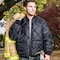 Game Workwear Men's Quilted jacket, Nylon Taffeta, Full Front Zipper, Navy, M 1221-J - alternate 1