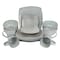 Meritage 16 Piece Stoneware Dinnerware Set in Gray (Service for 4) 750115420M - alternate 1