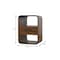 Homeroots 22" Chestnut Solid Wood One Drawer Nightstand 722576 - alternate 4