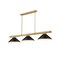 Z-Lite Vanguard Rubbed Brass 3 Light Billiard 3050-3RB-MMB - alternate 8